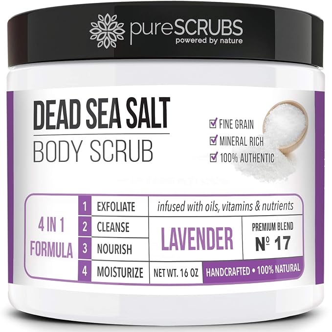 pureSCRUBS Premium Lavender Body Scrub Set by pureSCRUBS