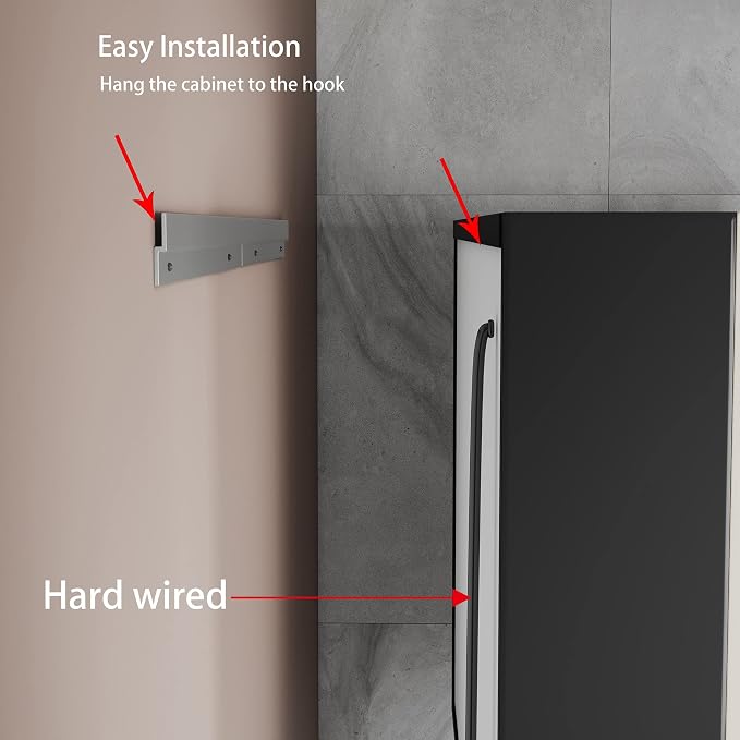 LED Medicine Cabinet Mirror, 60”W x 36”H Bathroom Medicine Cabinets - Image 9