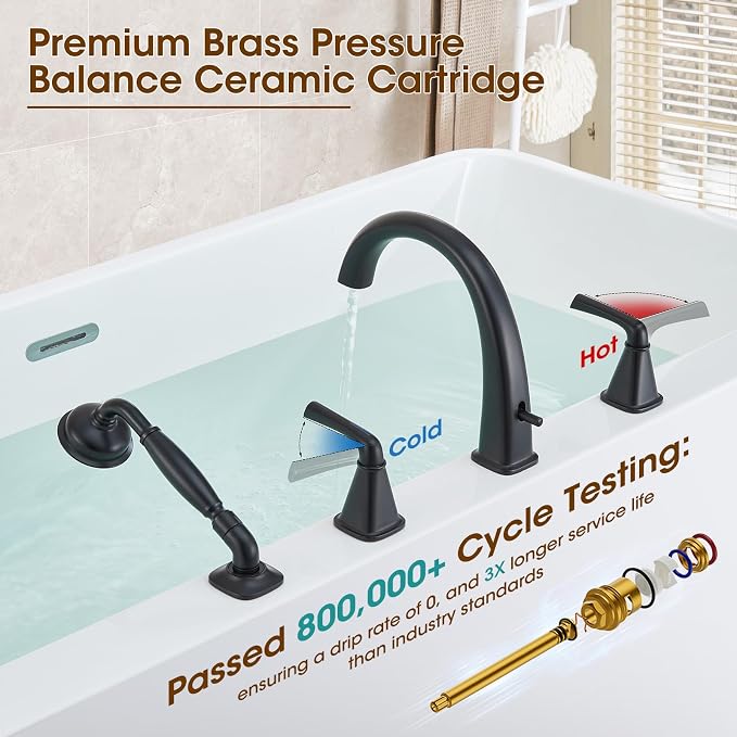 High Flow Roman Tub Faucet - Image 6