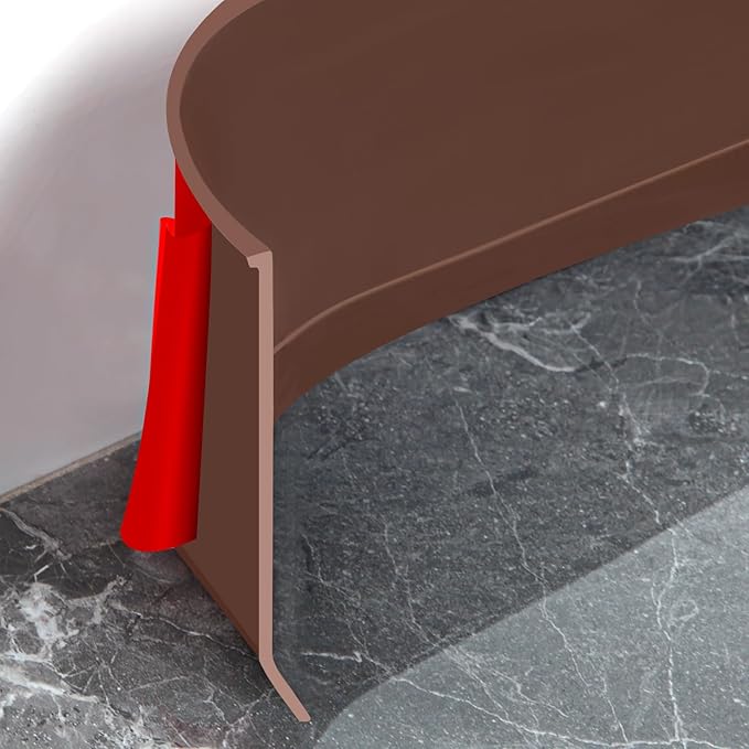 Flexible Baseboard Molding Trim 4 Inch Self-Adhesive Vinyl Wall Base Peel and by Heonay