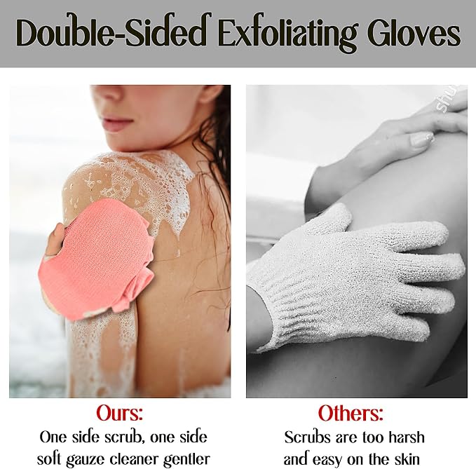 Deep Exfoliating Mitts Double-Sided Gloves - Image 4