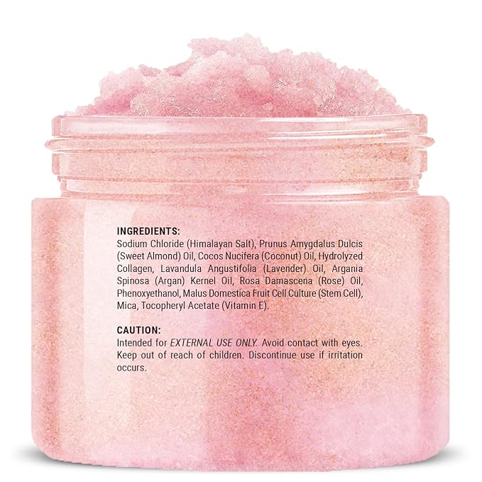 Himalayan Salt Body Scrub 12 oz - Image 8