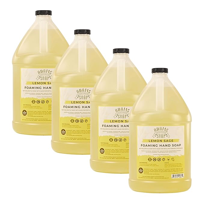 Adams Handmade Soap Liquid Foaming Soap 1 Gal by AdamsHandmadeSoap