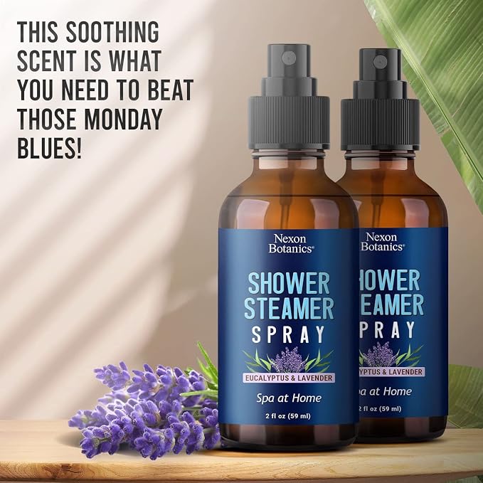 Eucalyptus & Lavender Shower Steamer Spray 2 fl oz - Image 3