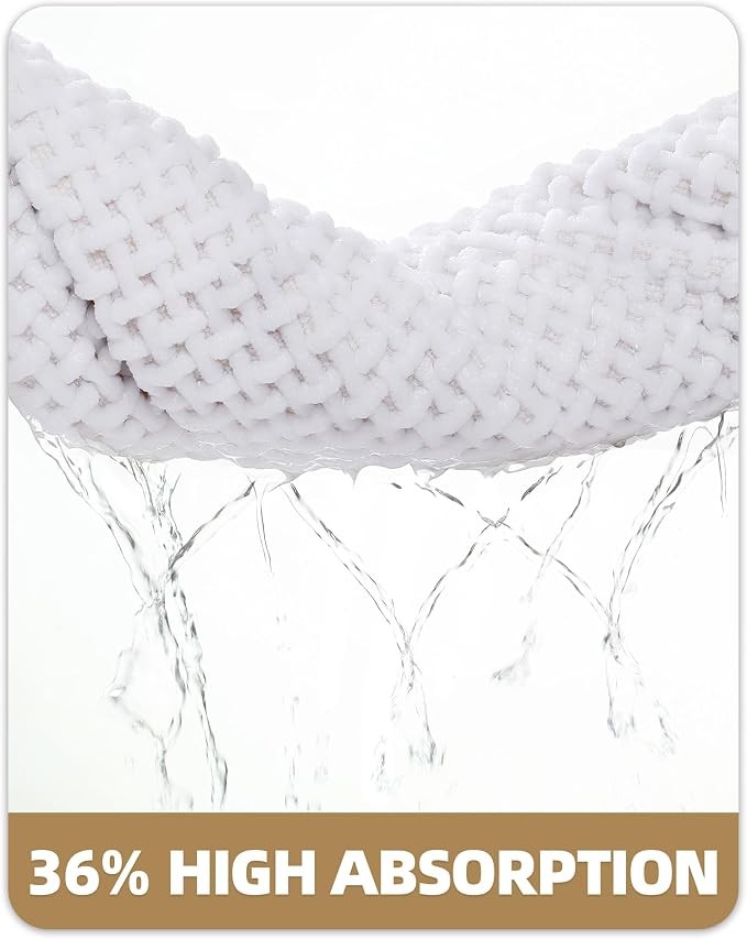 Color&Geometry Rubber Backed Waffle Bath Mat Non Slip Machine Washable Bathroom - Image 7