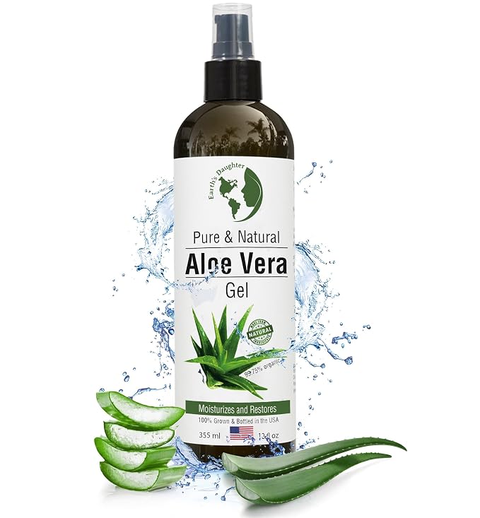 Earth's Daughter Organic Aloe Vera Gel from 100% Pure and Natural Cold Pressed by EarthsDaughter