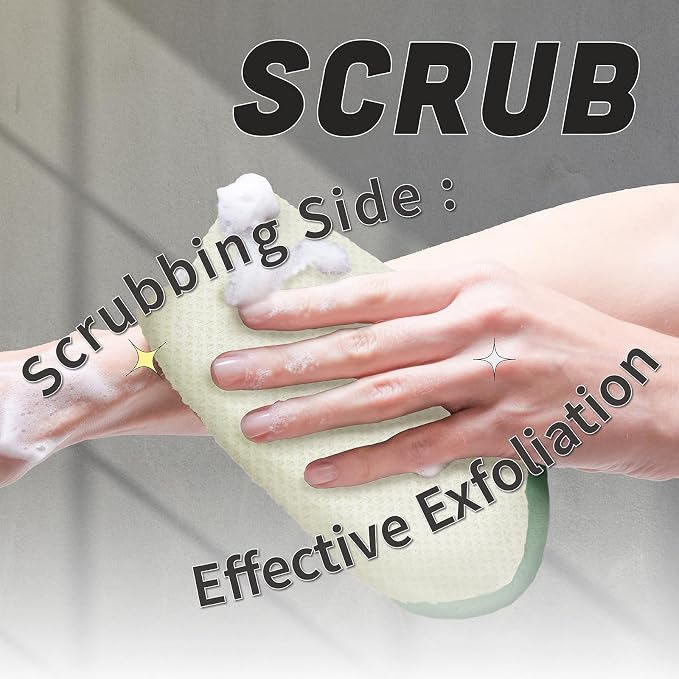 myHomeBody Dual-Textured Exfoliating Washcloth - Image 4