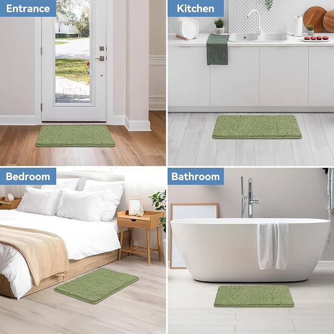 Bcoimo 30"×20" Absorbent Bath Mat, Non-Slip - Image 7