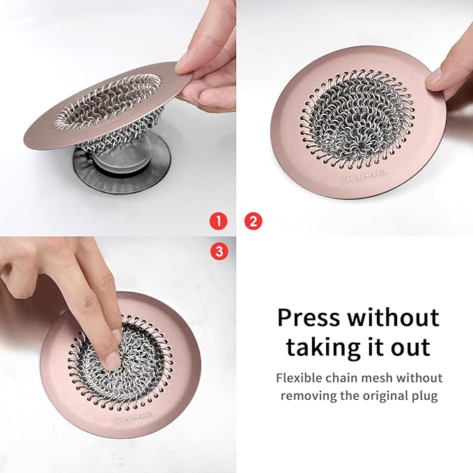 Shower Drain Hair Catcher, Fast Drainage Bathtub Drain Hair Catcher, Easy Clean - Image 6
