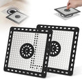 Hibbent 2 Pack Upgraded Shower Drain Hair Catcher, Shower Drain Cover by Hibbent