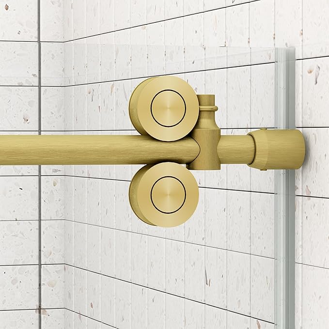 Sunrosa Frameless Shower Door, Glass Shower Door - Image 2