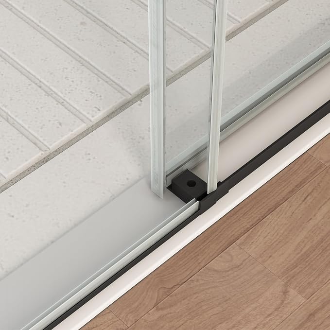 Sunrosa 60" W x 60" H Frameless Tub Shower Door, Sliding Tub Door - Image 9