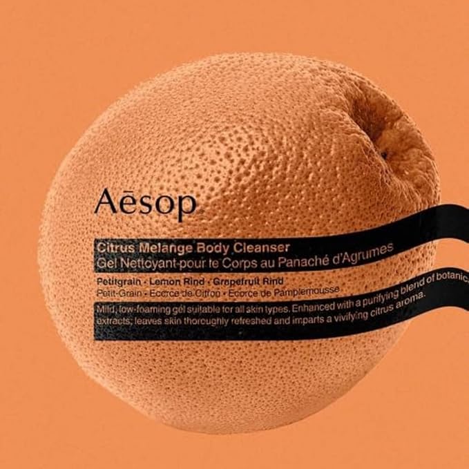 Aesop Citrus Melange Body Cleanser Refill | Gentle Low-Foaming Gel Cleanser - Image 4