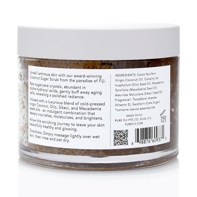 Pure Fiji Coconut Sugar Body Scrub - Image 2