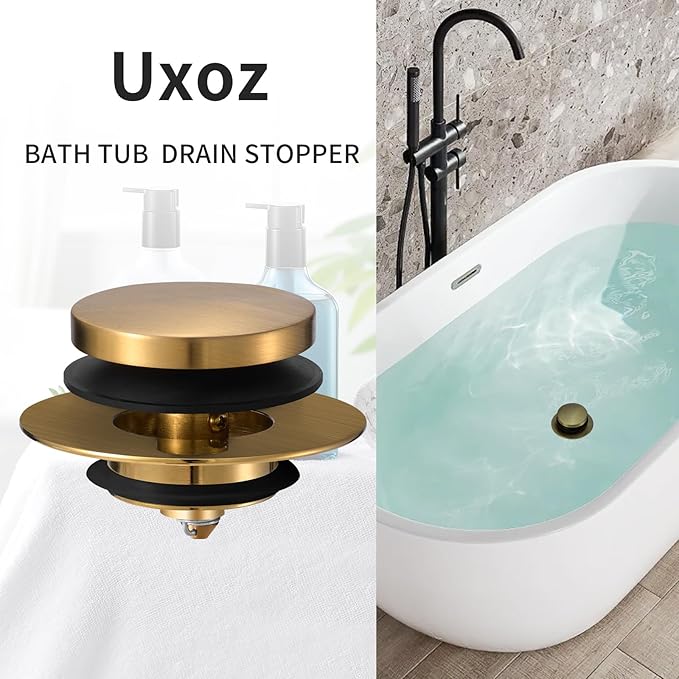 Bathtub Drain Stopper, Uxoz Universal Tub Stopper - Image 2