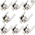 Probrico Interior Brushed Nickel Door Handle, Heavy Duty, Flat Square Privacy by Probrico