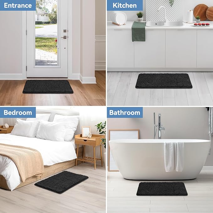 Bcoimo 30"×20" Absorbent Bath Mat, Non-Slip - Image 7