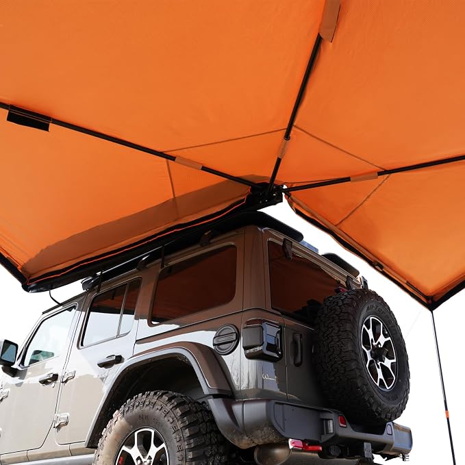 ALL-TOP Vehicle Awning 270 Degree 8.2' Rooftop Pull-Out Retractable 4x4 - Image 2