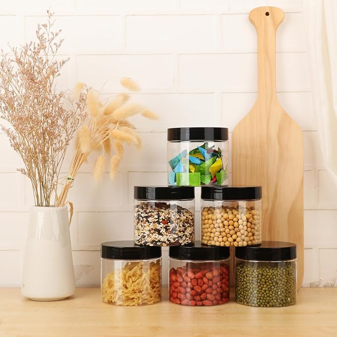 30 Packs 14 OZ Transparent Plastic Jars - Image 7