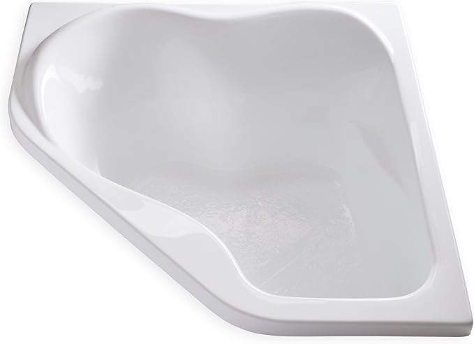Carver Tubs - CK5959 - Modern Acrylic Fiberglass Soaking Corner Bathtub - Image 6