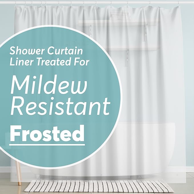 BigFoot Shower Curtain Liner – 72 x 72 PEVA Premium Shower Curtain by BigFoot