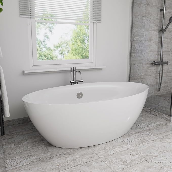 Empava EMPV-FT1503 71" Acrylic Freestanding Bathtub - Image 6