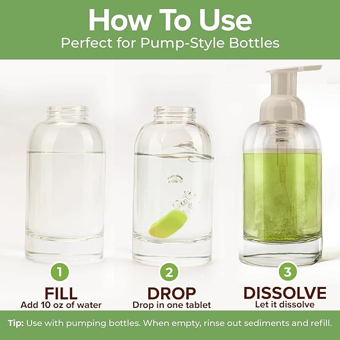 Foaming Hand Soap Tablets Refill – Bergamot Scent - Image 5