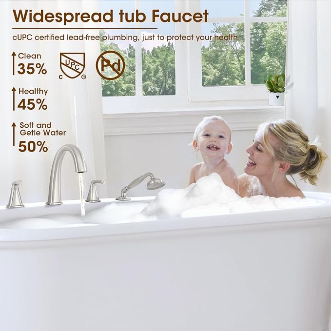 High Flow Roman Tub Faucet - Image 3