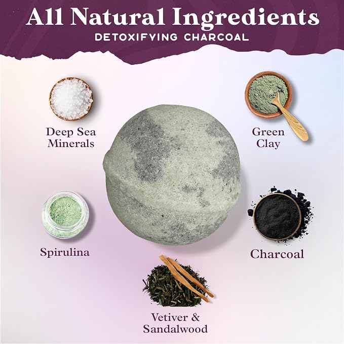 Purple Canyon Mineral Mud Bath Bombs | Deep Sea - Image 4