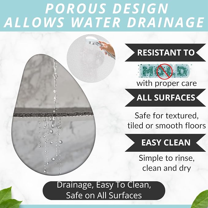 ENKOSI Loofah Non-Slip Shower and Bath Mat - Image 4