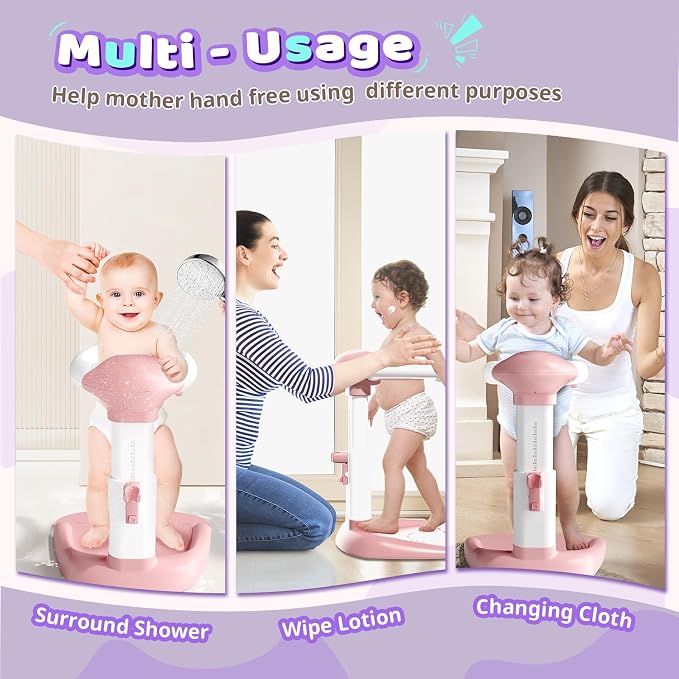 COOSEYA® Baby Shower Stand, Toddler Bath Stand Support - Image 6