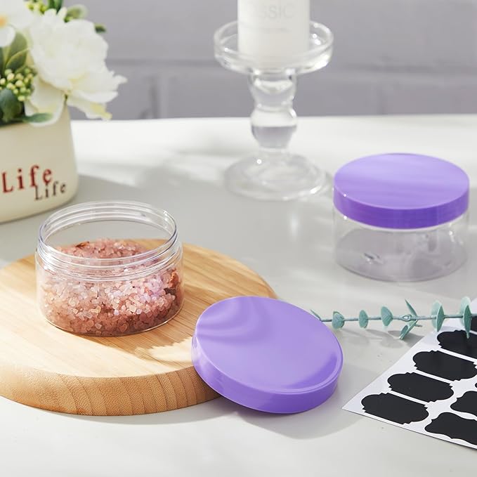 Dandat 24 Pcs 8 oz Plastic Jar Container - Image 4