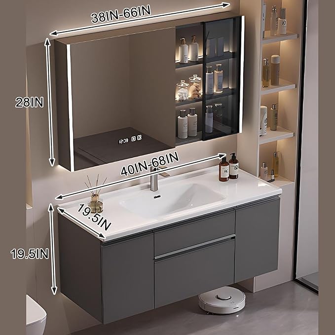 44IN Modern Bathroom Vanity - Image 2
