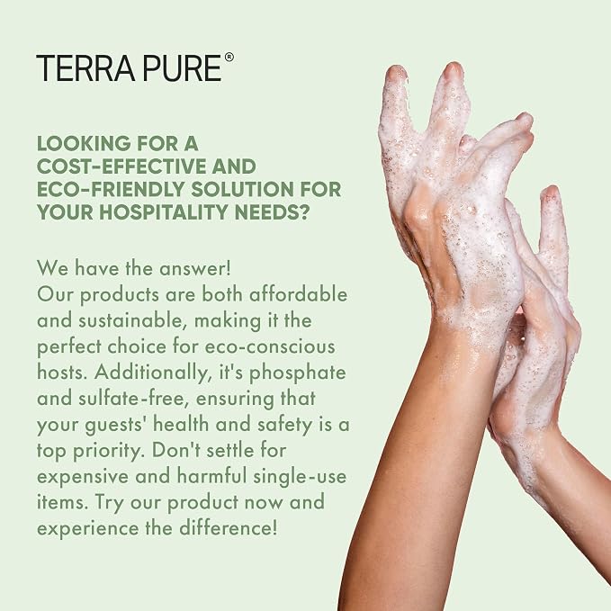 Terra Pure Hotel Body Wash/Hand Soap | One Gallon | Designed to Refill Soap - Image 5
