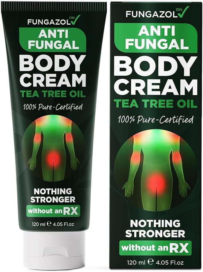 Antifungal Body Cream for Ringworm & Athlete’s Foot | Strength Formula by TerramedJustThinkComfort
