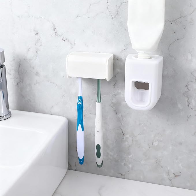2 Slots Wall Mount Toothbrush Holder - Image 4