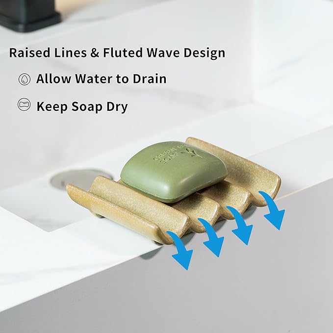 Soap Dish Bar Sponge Soap Holder - Image 3