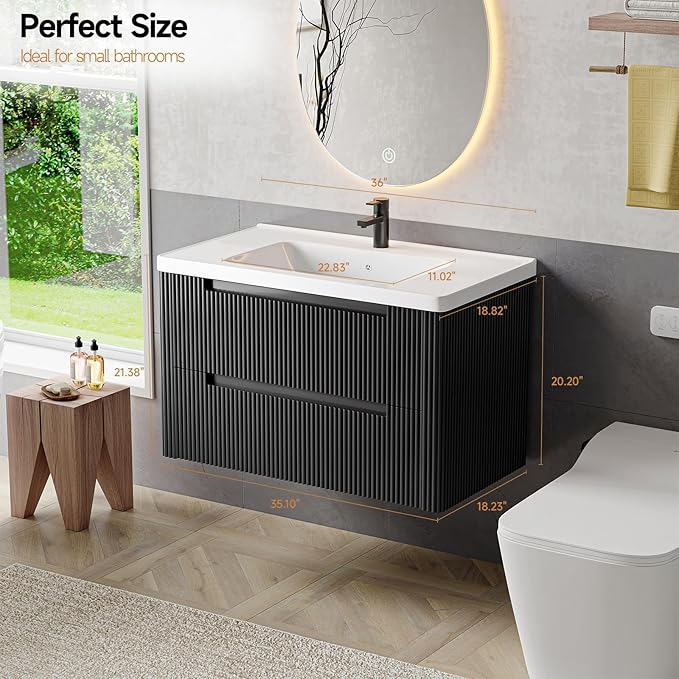ONBRILL Modern Bathroom Vanity - Image 2