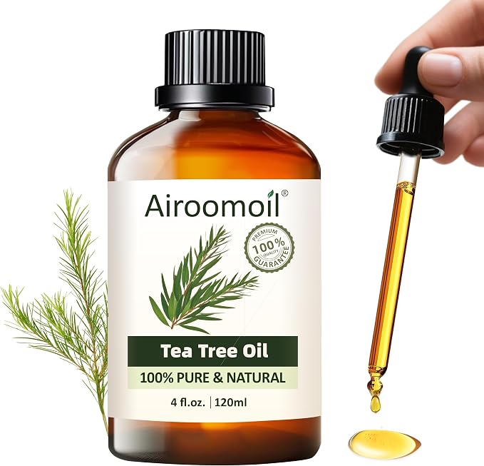 Pure Tea TreeEssential Oil, 100% Natural Tea TreeEssential Oil, Premium Grade by Airoomoil