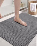 Color&Geometry Rubber Backed Waffle Bath Mat Non Slip Machine Washable Bathroom by COLORG