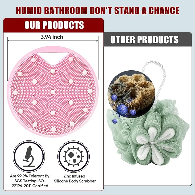 Silicone Body Scrubber - Image 3