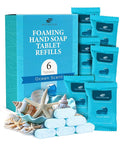 Foaming Hand Soap Tablets Refill 10 Tablets – Ocean Scent, Quick Dissolve and by MELTINGTABS