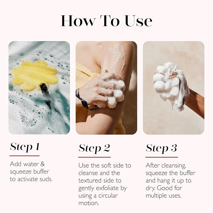 Spongelato Loofah Exfoliating Body Scrubber by Spongelle | Infused - Image 5