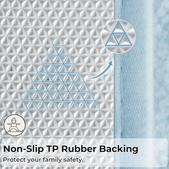 GRANNY SAYS Bathroom Rugs Sets 3 Piece, Soft Absorbent Microfiber Bath Mats - Image 4
