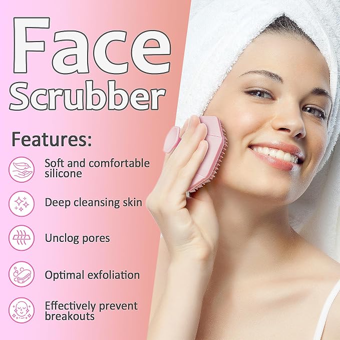 3 Soft Silicone Skin Scrubbers - Image 4