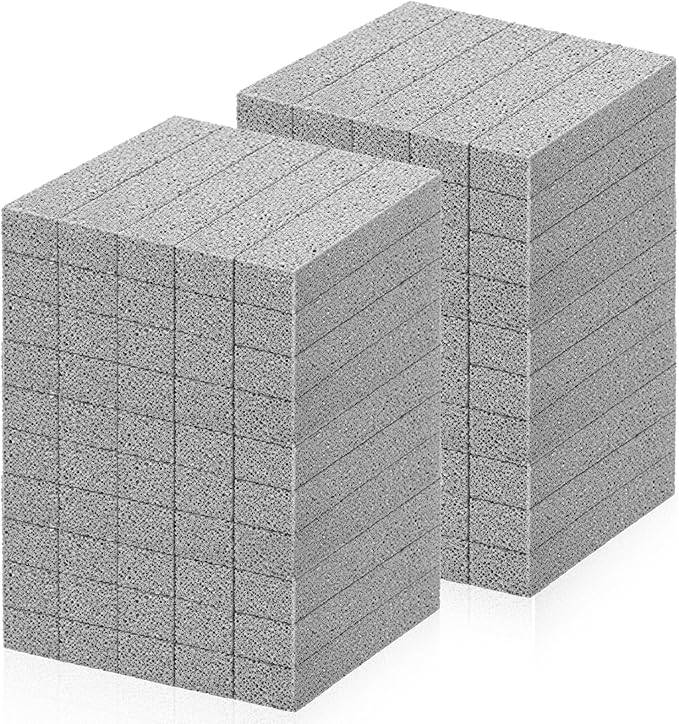 100 Pcs Pumice Stick for Toilet Cleaning, Pumice Stone for Cleaning Stove Grates by AOKLIT