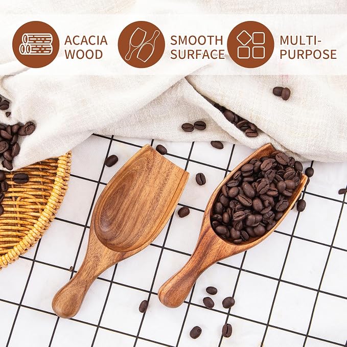 Wooden Coffee Scoop, Wooden Scoops - Image 3