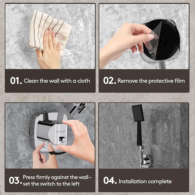 360° Swivel Shower Head Holder - Image 8