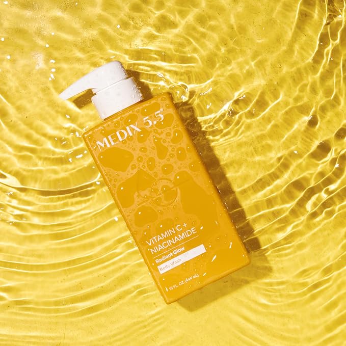 Medix 5.5 Radiant Glow Vitamin C Body Wash W/Niacinamide | Citrus Scented - Image 8