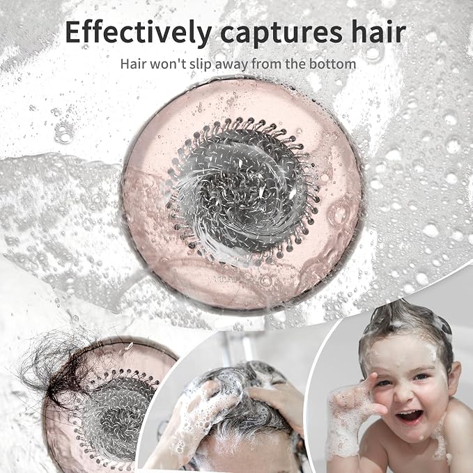 Shower Drain Hair Catcher, Fast Drainage Bathtub Drain Hair Catcher, Easy Clean - Image 2